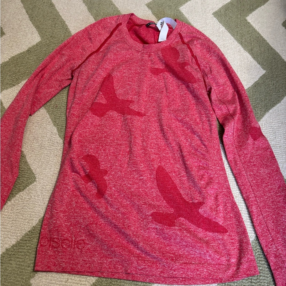 Oiselle Red Long Sleeve - Picture 2 of 4